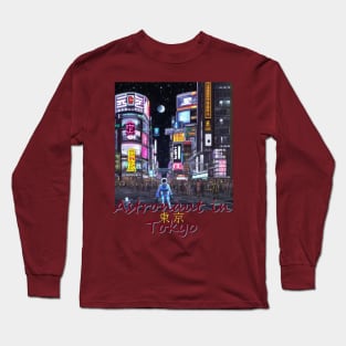 Japan Astronaut in Tokyo by Kana Kanjin Long Sleeve T-Shirt